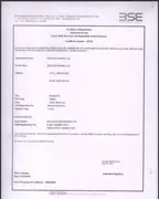 BSE certificate